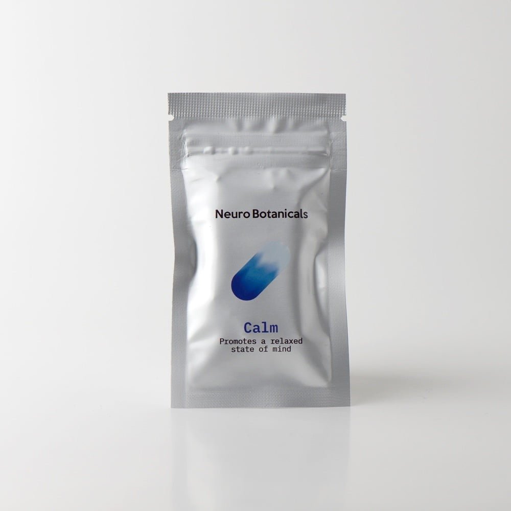 Neuro Botanicals brand Calm model ten pack specialty supplement sachet